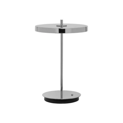 Image de UMAGE lampe à poser LED rechargeable Asteria Move, acier poli, 31 cm