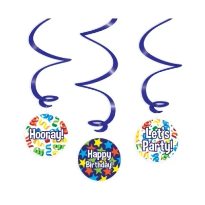 Image de PD Party Hanging Swirls, 7024120, Multicouleur