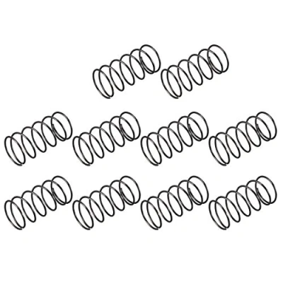 Image de sourcing map Ressort de Compression 1.2mm Fil Diamètre, 20mm OD, 40mm Libre Longueur Acier Extension Noir 10Pcs