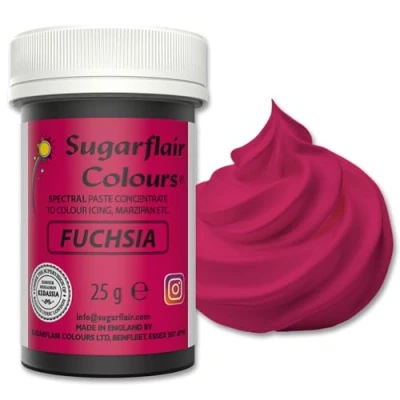 Image de Sugarflair Spectral Edible Food Colouring Colour Paste Icing 25G Fuchsia