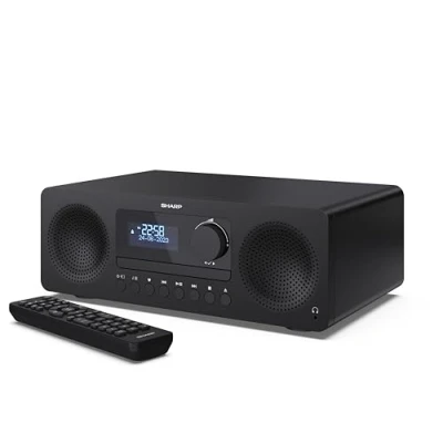 Image de Sharp XL B720D Chaîne stéréo Bluetooth, AUX, CD, DAB+, USB, avec télécommande 60 W noir