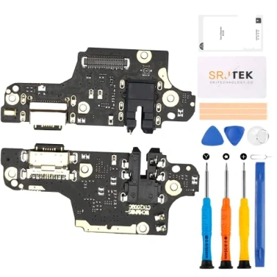 Image de SRJTEK pour Xiaomi Redmi Note 9 PRO Dock Connector Replacement M2003J6B2G Port de Charge 9S Casque Microphone Flex Cable M2003J6A1G Type C Kits réparation