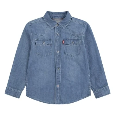 Image de Levi&#039;S Kids Barstow Western Shirt Garçon Vintage Stone 5 Ans