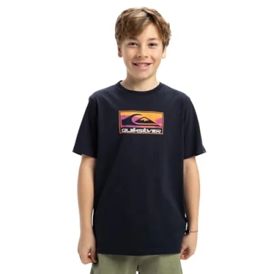 Image de Quiksilver EV Gradient BOX Tshirt imprimé pour enfants, Taille: 10a, Ktp