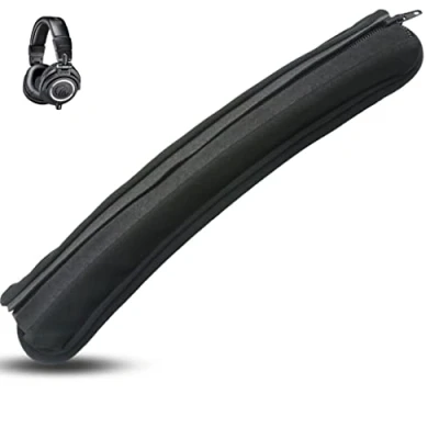 Image de Bandeau de rechange professionnel compatible avec Audio Technica M30 M40 M50 M50X M50S M40X tissu respirant
