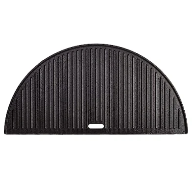 Image de Kamado Joe BJ HCIGRIDDLE Big Accessoire de grill réversible en fonte demi lune, 0,8 x 29,5 60 cm