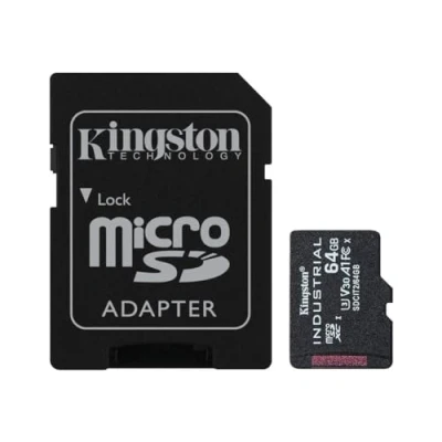 Image de Kingston Technology Industrial 64 Go MicroSDXC UHS I Classe 10 Neuf