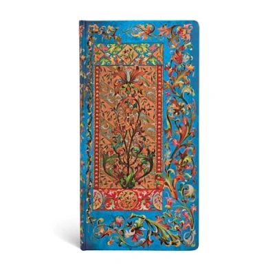 Image de Paperblanks Carnet à couverture rigide Bleu Delphine Slim Ligné 176 p.