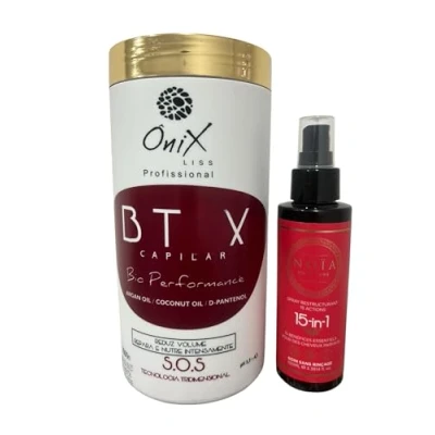 Image de Botox Onix Capillaire Matizador, Soin Déjaunissant Violet, Huile d&#039;Argan et Coco, 1000ml