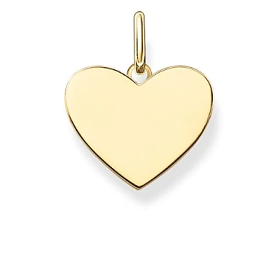 Image de Thomas Sabo Femmes Pendentif Love Bridge Argent Sterling 925 plaqué or jaune 18 carats LBPE0002 413 12