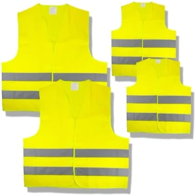 Image de CARTREND 50252 Gilet très visible jaune XL (x2), S (x2)