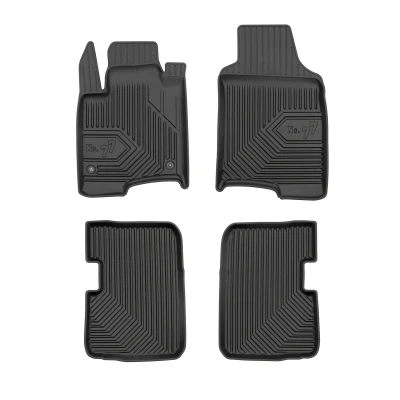 Image de FROGUM No. 77 77409934 Ensemble de tapis sol Caoutchouc avant et arrière 4 noir Sur mesure FIAT: Panda III 3/5 portes