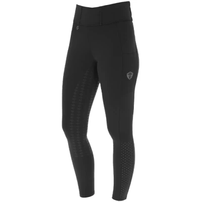Image de Covalliero Collants d&#039;équitation Enfants/Juniors Compression Noir