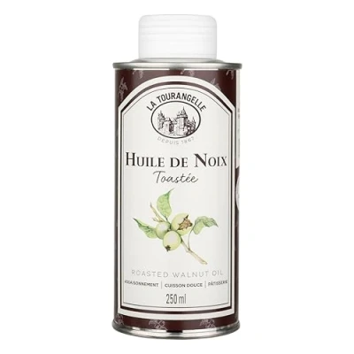 Image de la Tourangelle Huile de Noix Goût intense et savoureux toastée Idéale pour les salades, sauces, marinades même préparation desserts 250 ML