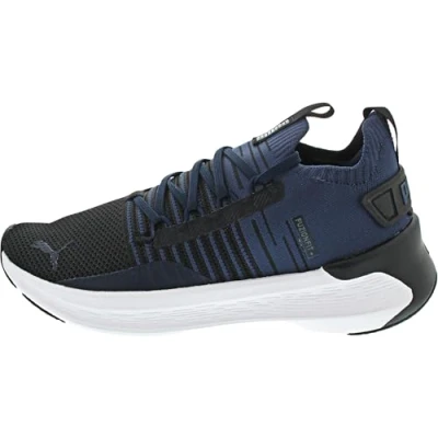 Image de PUMA Mixte Softride Symmetry Fuzion Road Running Shoe, Black Club Navy White, 36 EU