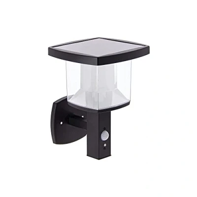 Image de Xanlite SO1811AN Applique Murale Solaire 600 lumens IP44 Détecteur de Mouvement 3 Mode Fonctionnement Couleur Noir