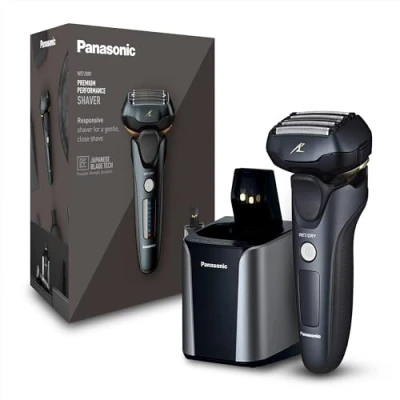 Image de Panasonic Series 800 Personalcare ES LV97 Rasoir 5 Lames dont 2 de finition externes Wet &amp; Dry accessoires 50 min d&#039;autonomie 1 heure charge Moteur linéaire Noir