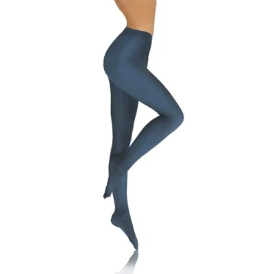 Image de sesto senso Collants colorés pour femme 40 deniers opaques en microfibre, Jean bleu, M