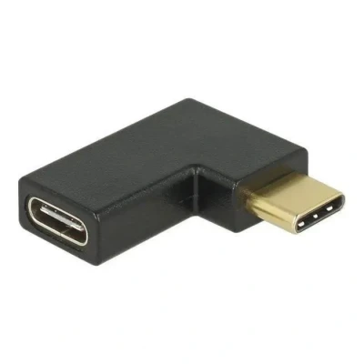 Image de DeLOCK Adaptateur USB C (M) pour (F) à angle gauche 3.1 Gen 2 noir