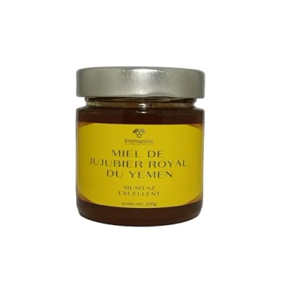 Image de miel de jujubier royal Maliki du Yémen 3ème qualité Mumtaz (excellent) Poids net 250g Pur 100% naturel rare vertues immenses et nombreuses immunite BOOSTER
