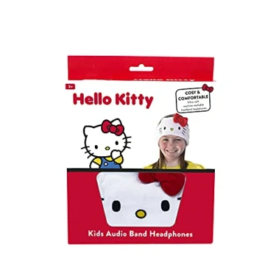 Image de OTL Technologies Hello Kitty Casque Audio Filaire pour Enfant à partir de 3 Ans Blanc