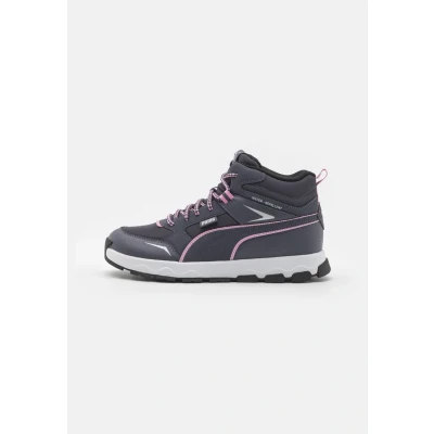 Image de Puma Evolve Trail JR Unisex Chaussures de marche pour enfants, Taille: 37.5, Galactic gray/mauved out Imitation cuir/textile