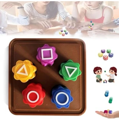 Image de Gonggi Korean Game,gonggi Game,Jeu Traditionnel Coréen,gonggi Jack Stone Pebbles Set Portable Et Durable,gonggi Coréen De Jeu Coréenm,Portable Durable Tous Les Âges (1 Set)