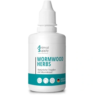 Image de Animal Supply Vermifugeuse liquide 50 ml Cure secondaire pour tous les animaux de compagnie, chien, chat, recette naturelle, vermifuge secondaire, sans anthelminthique