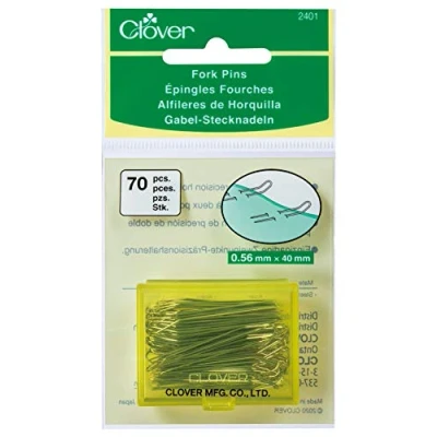 Image de clover Fork Pins, 70 Piece Broches de Fourche, Métal, Argenté, Taille Unique