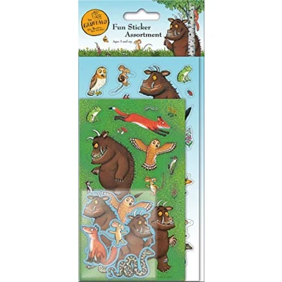 Image de Paper Projects Gruffalo 01.70.31.013 Assortiment de 3 types d&#039;autocollants) Bleu 24,5 x 11 cm