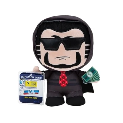 Image de DevSeries Peluche de Collection Boss Pass Gamer en Polyester 20 cm avec Code d’Objet virtuel Exclusif