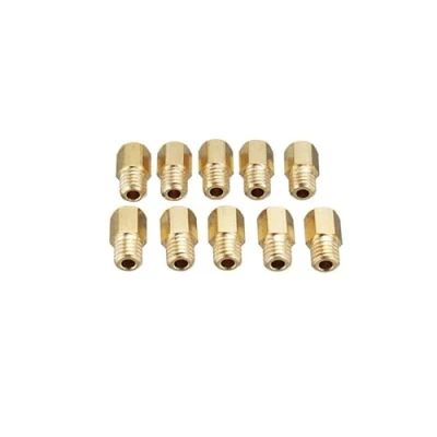Image de PeroFors 10 Pcs Hex Style Carburateur Jets Principaux Fixés pour Mikuni Vm TM TMX Carb 200 290