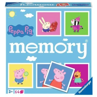 Image de Ravensburger 20886 Peppa Memory, Le Classique Tous Les Fans de la série télévisée Pig, Jeu mémoire pour 2 à 8 Joueurs partir 3 Ans, 20886, Multicolore