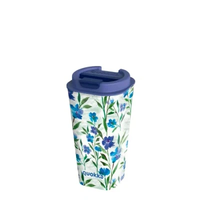 Image de Quokka FLUX DITSY BLOOM TASSE À CAFÉ DOUBLE PAROI EN PP 450 ML