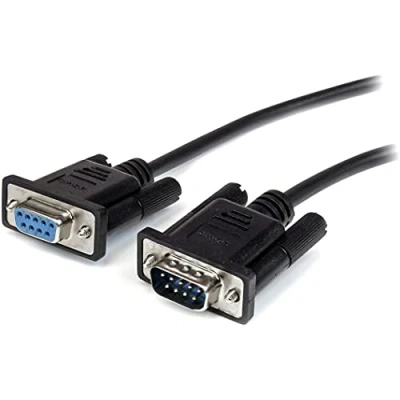 Image de câble série DB9 RS232 en liaison directe STARTECH.COM Rallonge de Noir 3 m