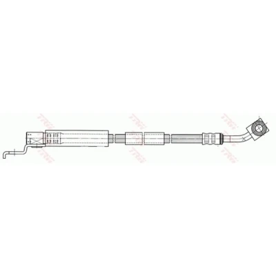 Image de TRW PHD441 Flexible De Frein 458 3/8 24 UNF JEEP: Cherokee II, WRANGLER 2