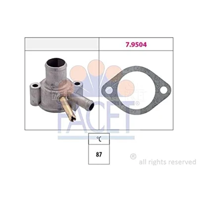 Image de FACET 7.8112 Thermostat d&#039;eau 87C Made in Italy OE Equivalent FIAT: Cinquecento