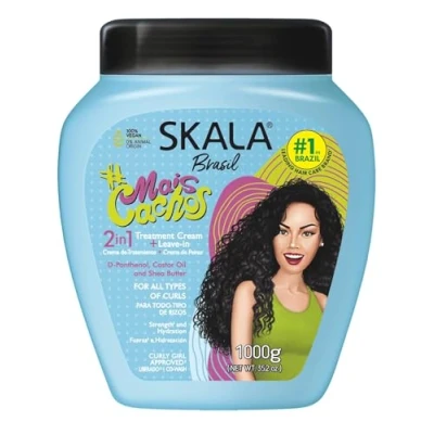 Image de SKALA EXPERT Masque/Après Shampooing/Crème Coiffante &quot;Mais CACHOS&quot; 1000ml 100% Vegan Boucles avec volume.