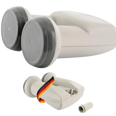 Image de SCHWAIGER 5071 Monobloc LNB Simple numérique 1 abonné 2 dans Un boîtier pour Utilisation avec antenne parabolique multifeed Support Couvercle de Protection Contre Les intempéries