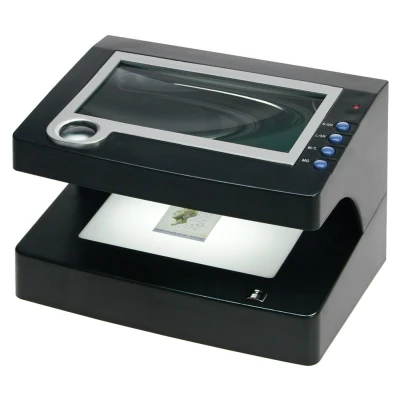 Image de Safe, UV Multi Testeur, Philalux3 (366 nm.) UVC (256 lumière Blanche intégrée par le bas loupe 12x dim: 185x130x125 mm. pc.