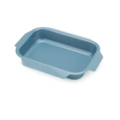Image de Joseph Nest Plat à Four, Revêtement Antiadhérent, Acier au Carbone, Poignées Facile Tirer, 30cm x 23cm 4.9cm Bleu