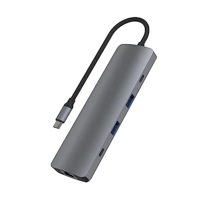 Image de Hub T&#039;nB sa USB C iClick 9 en 1 Gris sidéral