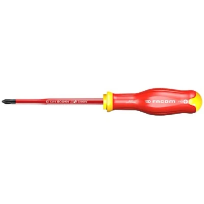 Image de FACOM ATP2X125TVE TOURNEVIS PROTWIST SLIM isolés 1000 Volts pour vis cruciformes PHILLIPS