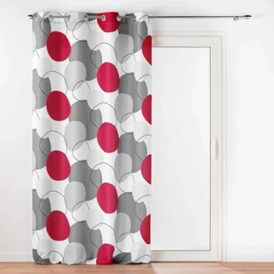 Image de Douceur d&#039;Intérieur Rideau, 100% Polyester, Merlin, 140 x 260 cm