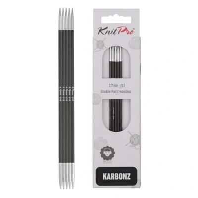 Image de KnitPro KP41108 Arbon Aiguille Double Pointe Bois Multicolore 22 x 0,7 11,2 cm