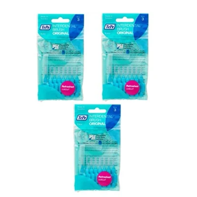 Image de Tepe Lot de 16 brossettes interdentaires X Fine 0,6 mm Bleu
