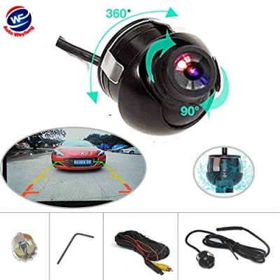 Image de Auto Wayfeng WF® Caméra Universelle Vue Arrière 360 ​​Degrés Réglable Couleur Nocturne pour Parking Moniteur DVD (Miroir + Guideline)