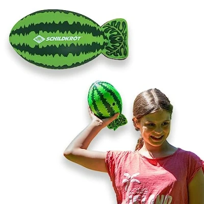 Image de Schildkröt Watermelon Splash Ball, Football Américain, Surface en Néoprène Antidérapante, Vole dans l&#039;Air comme un Ballon de Rugby, Résistant à l&#039;Eau Salée, Idéal pour la Plage et le Jardin, 970292