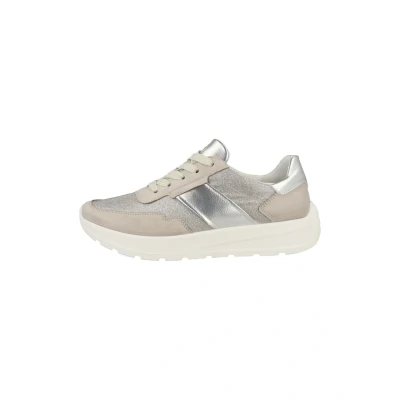 Image de ara NEW YORK Baskets basses shellsilver (122511611), Femme, Taille: 38.5, Shell silver (12 25116 11) Tissu / matière synthétique