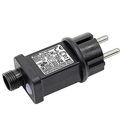 Image de JnDee Bloc d&#039;alimentation de rechange 31 V 6 W Jusqu&#039;à 800 LED Fonctionne avec la plupart des projecteurs, guirlandes et lumières stalactites